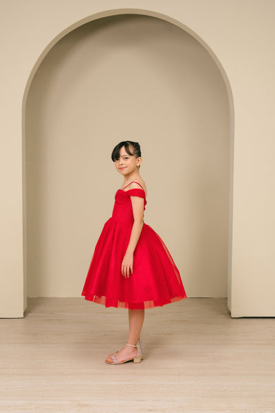 Skylar Shimmer Pageant Dress for Girls