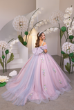 Floral Ombre Girls Pageant Gown | Fashion Couture