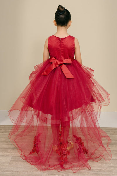 Rosalinde Grace Hi-Lo Girls Pageant Dress | Blush Kids
