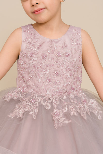 Hi Low Ruffle Girls Party Dress 2–12