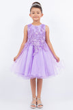 Nadia Short Pageant Dress – Sparkling Special Occasion Dress for Girls