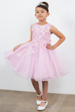 Nadia Short Pageant Dress – Sparkling Special Occasion Dress for Girls