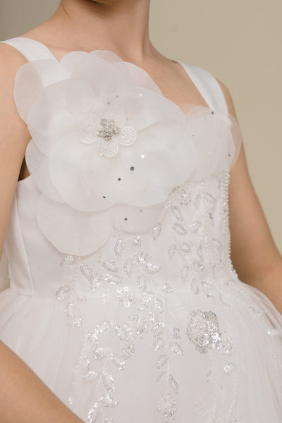 Girls Blush Flower Girl Dress – Celestina