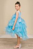 Sequin Ruffle Girls Pageant Dress | Birthday & Party Gown
