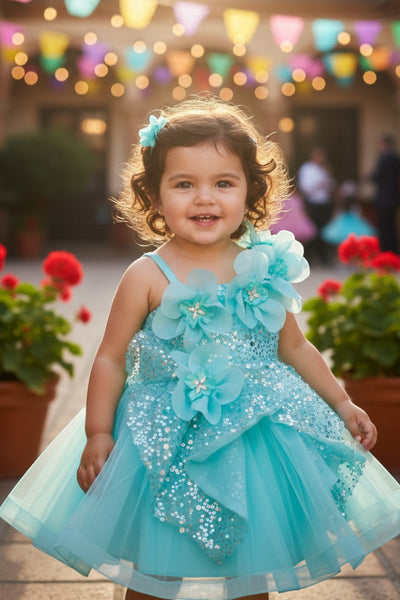Baby Girl Pageant Dress Flower Girl Birthday Party