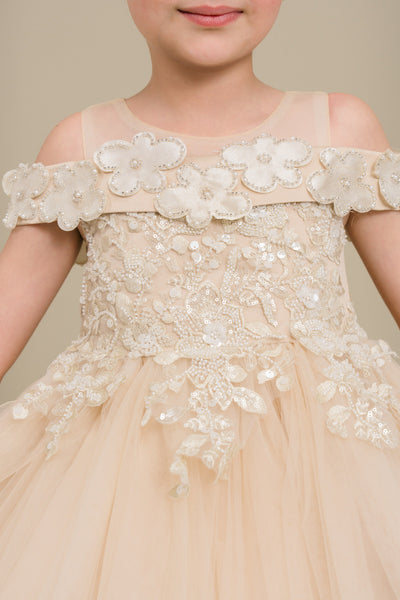 Elena Petal Girls Pageant Party Dress