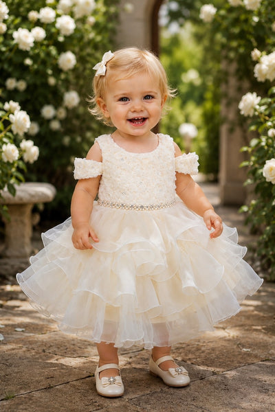Blush Collection Baby Girl Ruffle Special Occasion Dress