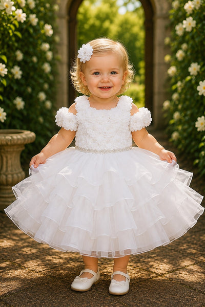 Blush Collection Baby Girl Ruffle Special Occasion Dress