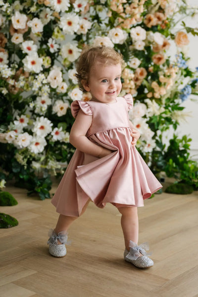 Teter Warm Couture Blush Pink Baby Party Dress | Blush Kids