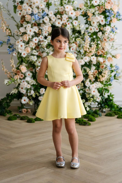 Teter Warm Couture Yellow Girls Party Dress – Solenne