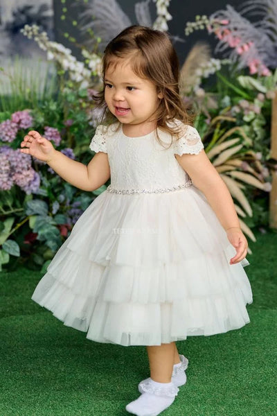 Crystal Sash Belt for Flower Girl & Communion Dresses