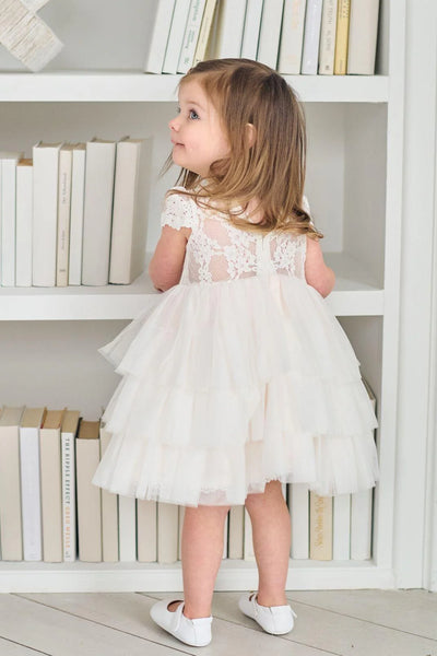 Rebekah Tulle Flower Girl Dress – Baby to Toddler Sizes