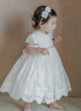 Teter Warm Baptism Christening Special Occasion Party Lace Dress For Baby