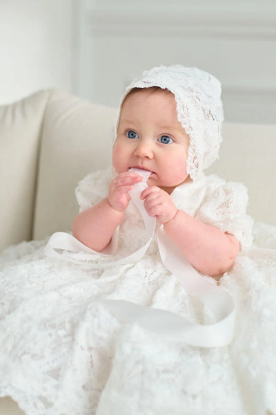 Luxurious Lace Christening Couture & After Party Dress