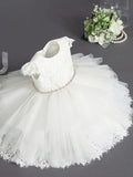 Liana Belle Baby Girl Baptism Dress – Tulle & Lace