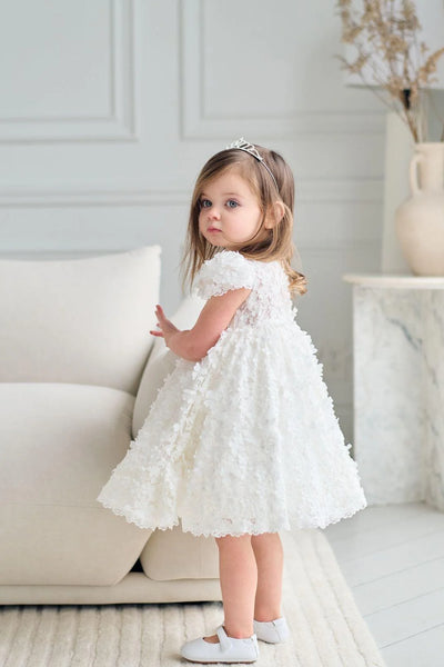 Baby Girl Aliyah All Over Lace Baptism Dress By Teter Warm Couture