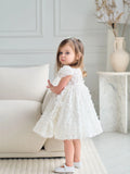 Baby Girl Aliyah All Over Lace Baptism Dress By Teter Warm Couture