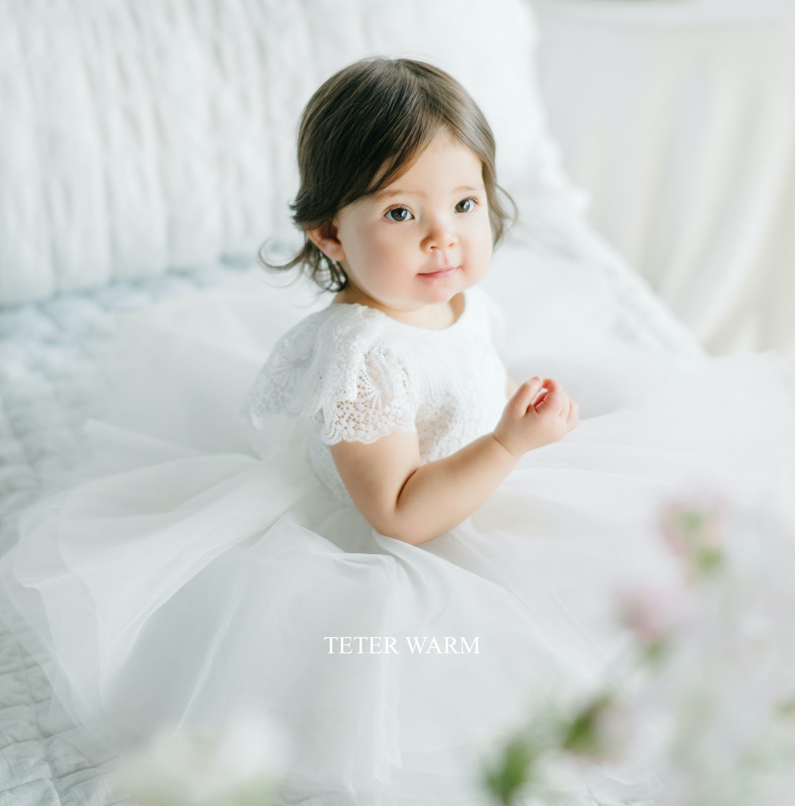 Teter Warm Couture Gorgeous Christening Baptism Special Occasion Dress