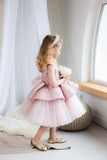 Sequin Tulle Flower Girl Dress | Lily Couture | Girls Pageant Dress