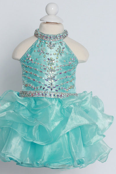 Sugar Kayne By Johnathan Kayne Little Girls Beaded Cupcake Pageant Dress