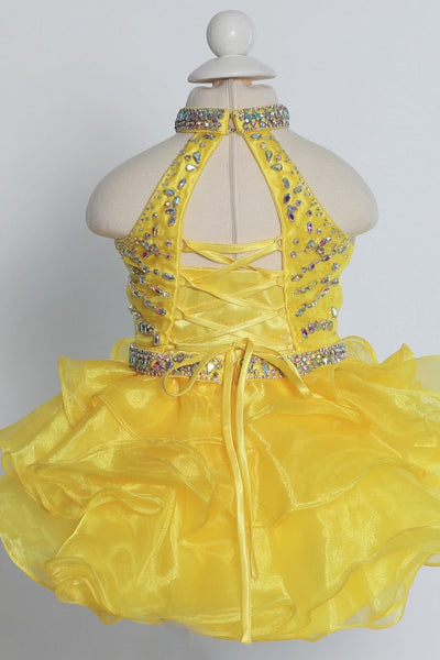 Sugar Kayne By Johnathan Kayne Little Girls Beaded Cupcake Pageant Dress