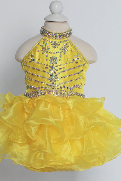Sugar Kayne By Johnathan Kayne Little Girls Beaded Cupcake Pageant Dress