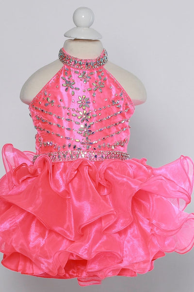 Sugar Kayne By Johnathan Kayne Little Girls Beaded Cupcake Pageant Dress