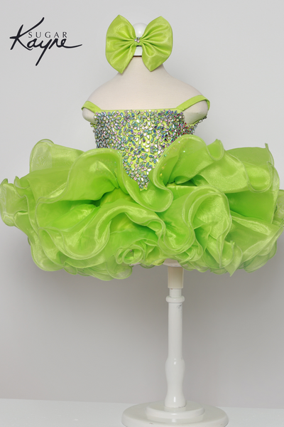 Sugar Kayne Rhinestone Cupcake Pageant Dress