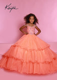 Sugar Kayne By Johnathan Kayne Exciting Girls Pageant Party Ballgown 