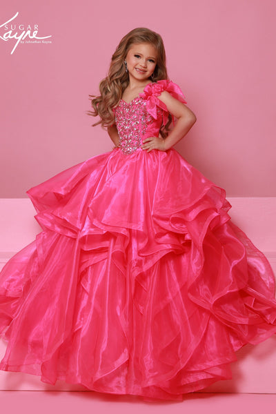 Sugar Kayne Girls Pageant Dress | Sparkle Ball Gown Couture
