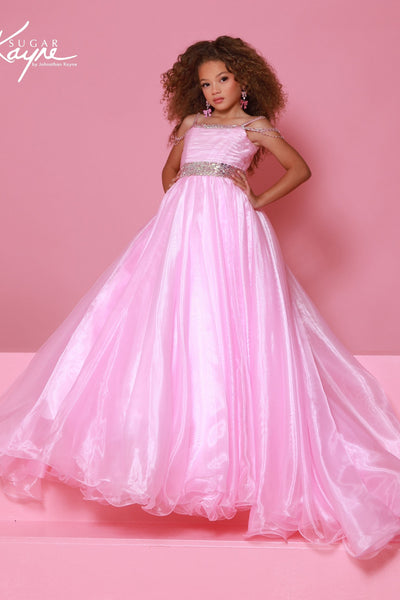 Sugar Kayne Girls Pageant Ballgown | Luxury Sparkle Dress