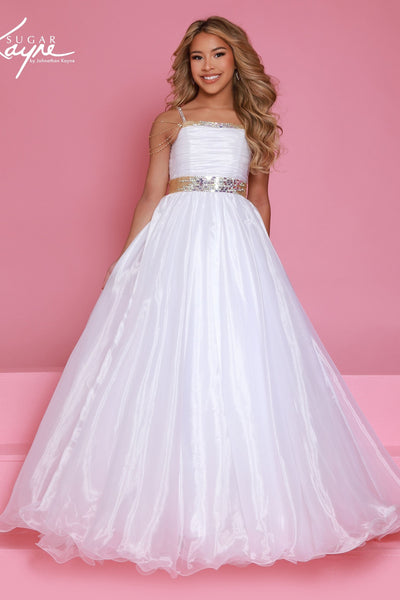 Sugar Kayne Girls Pageant Ballgown | Luxury Sparkle Dress