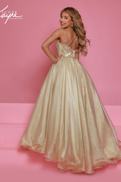 Sugar Kayne Girls Pageant Dress | Sparkle Ball Gown Couture
