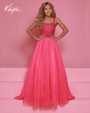 Sugar Kayne Girls Pageant Dress | Sparkle Pleated Ball Gown