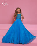 Sugar Kayne Girls Pageant Dress | Sparkle Pleated Ball Gown