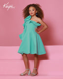 Sugar Kayne Girls Pageant Interview Dress | One-Shoulder Style