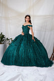 Mireya Emerald Quinceañera Dress – Princess Collection