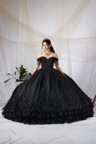 Black Glitter Ball Gown | Princess Collection Dress