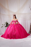 Maritza Hot Pink Quinceañera Dress – Princess Collection