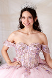 Alessandra Bloom Pink Princess Ball Gown | Quinceañera Dress