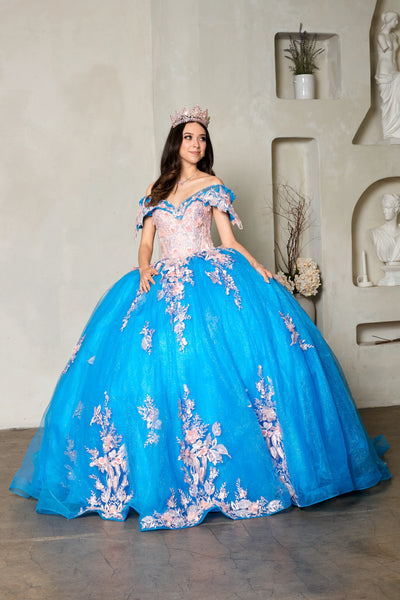 Maribella Enchanted Gown – Butterfly Quinceañera Dress Blush Blush / SMALL Maribella Enchanted Gown – Butterfly Quinceañera Dress Blush Blush / SMALL