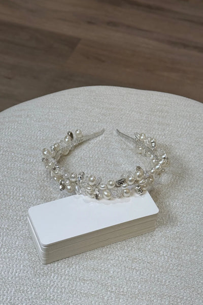 Girls Couture Pearl Headband | Communion & Flower Girl
