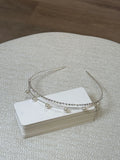 Girls Faux Pearl & Crystal Headband | Communion & Flower Girl
