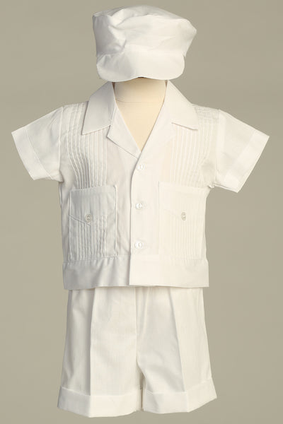 Daniel Guayabera Christening Outfit - Stylish Baptism Attire for Boys