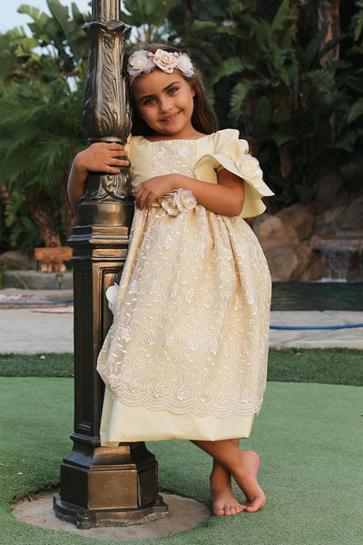 Venetian Couture Girls Headband | Couture Kids Flower Headband