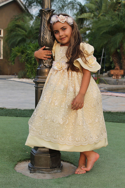 Venetian Couture Girls Headband | Couture Kids Flower Headband