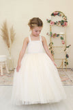 Girls First Communion Tulle Dress | Flower Girl Dress By Amalee Couture