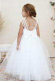 Gorgeous  Amalee Couture Tulle Flower Girl Communion Floor Length Dress