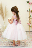 Amalee Couture Beautiful Flower Girl Tulle Dress 