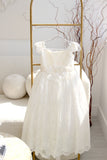 Adorable Amalee Couture First Communion Special Occasion Lace Dress